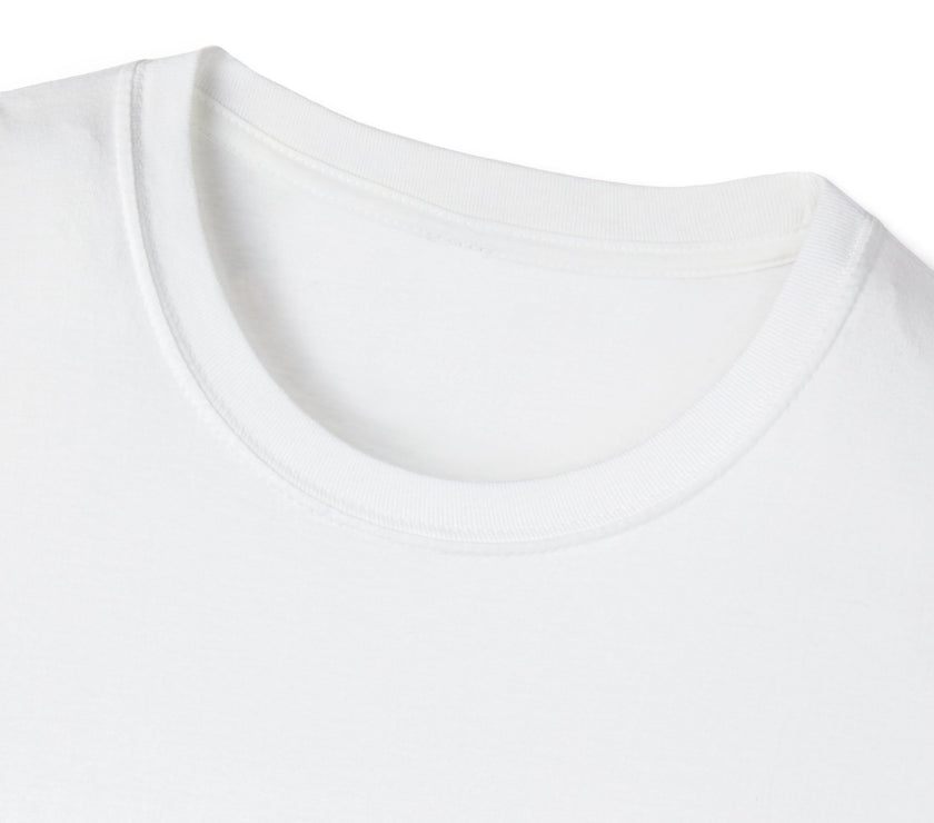 White t-shirt featuring a patriotic German Shepherd wearing an American flag bowtie and holding U.S. flags, with the phrase "Born to Be Free" printed below — perfect for dog lovers and patriotic Americans.
