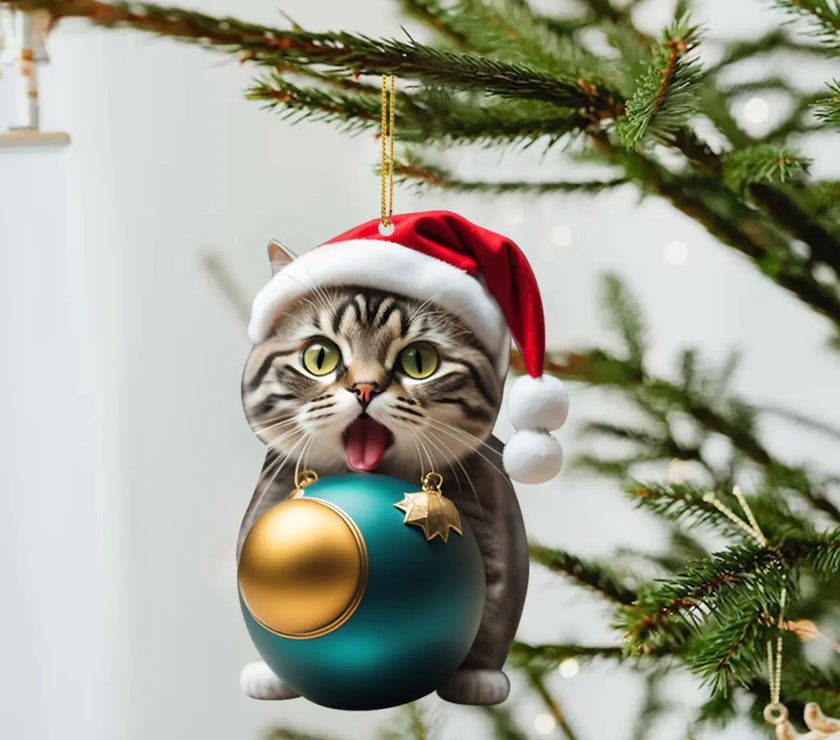  Cat Christmas Ornaments