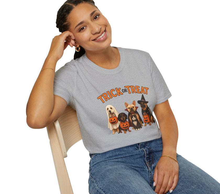 Night of the Howling Hounds — Haunted Dog Squad Trick-or-Treat Tee