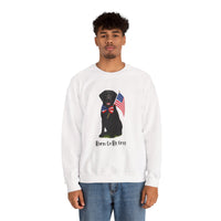 All-American Dog Lover Freedom Crewneck Sweatshirt