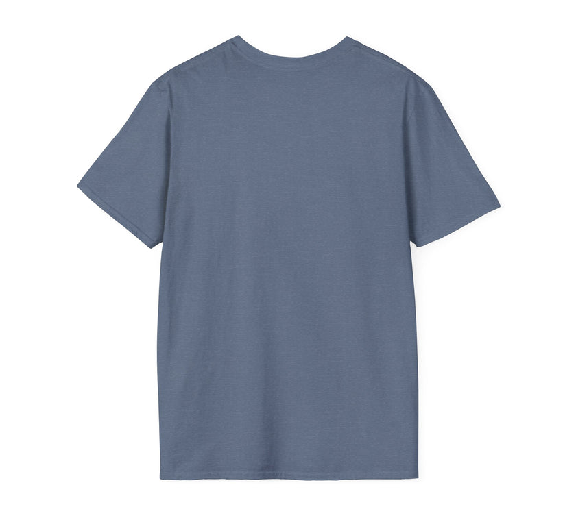 Blue t-shirt on a white background
