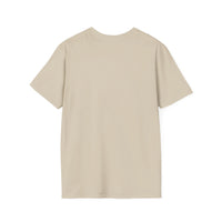 Beige t-shirt on a white background