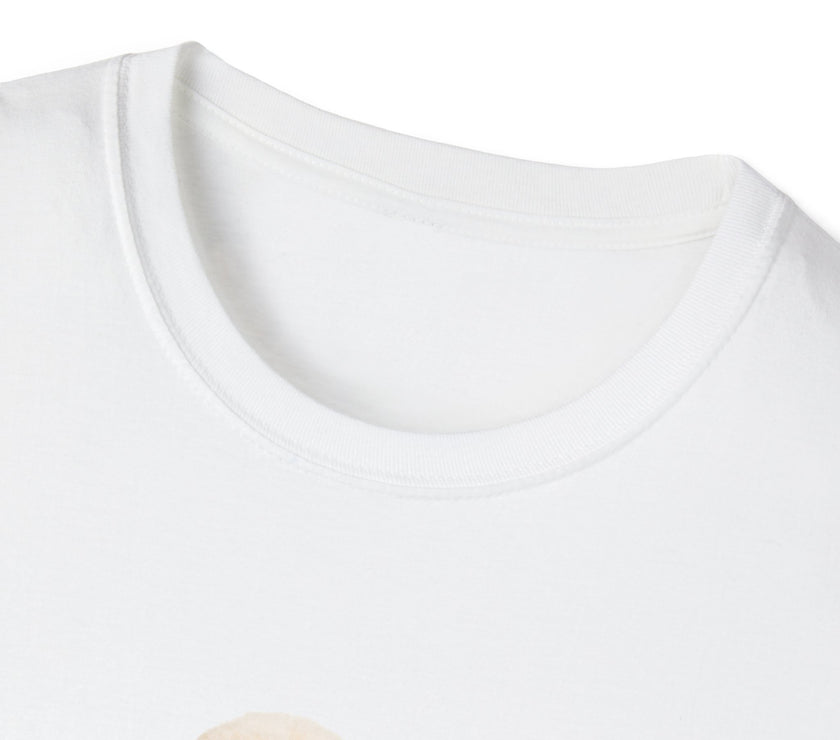 collar of t-shirt