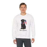 All-American Dog Lover Freedom Crewneck Sweatshirt