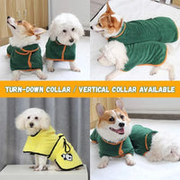 Multi-purpose Soft Dog Bathrobe