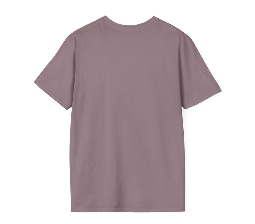 Purple t-shirt on a white background