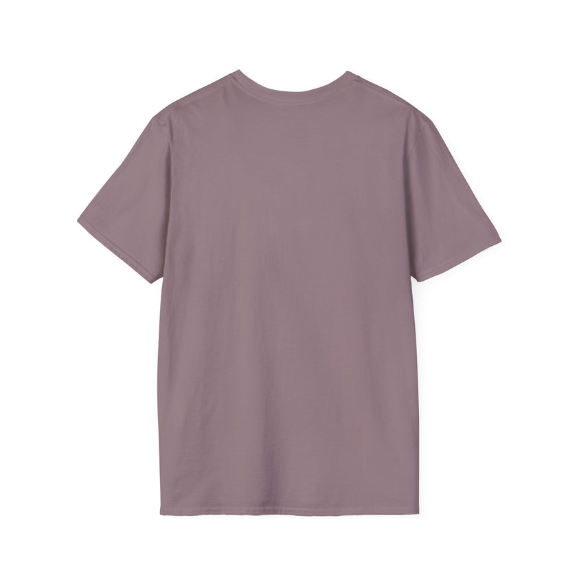 Purple t-shirt on a white background