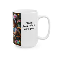 Easter Ceramic Mug - Paint Your World With Love