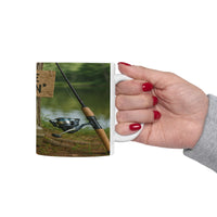 Gone Fishin’ Ceramic Mug for Fishermen