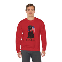 All-American Dog Lover Freedom Crewneck Sweatshirt