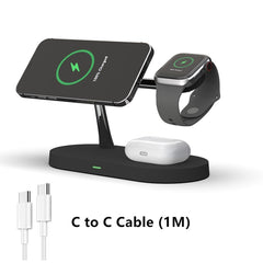 3-in-1 wireless Charger with C To C cable (1M)