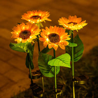Sunflower Solar Lawn Lights