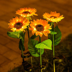 Sunflower Solar Lawn Lights