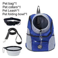 Pet Travel Carrier Bag  blue