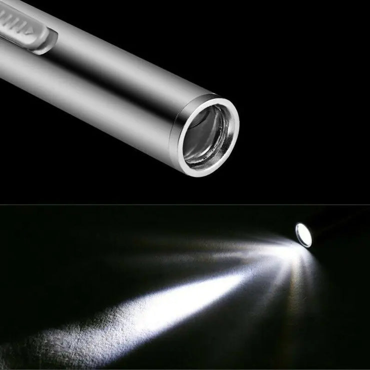 5" LED USB Rechargeable Mini Tactical Flashlight