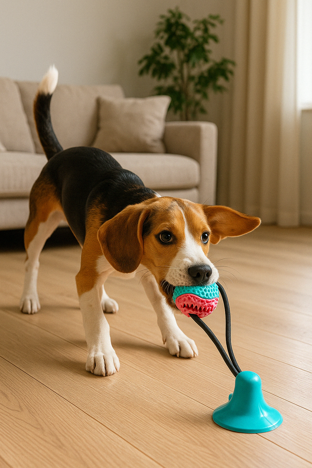 Silicone Suction Cup Dog Toy