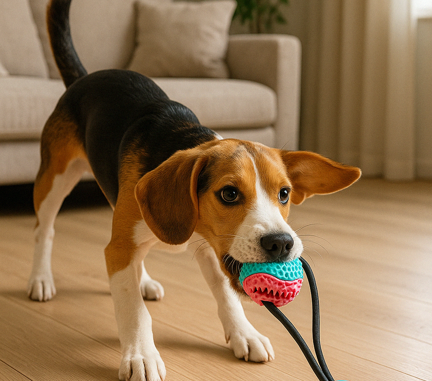 Silicone Suction Cup Dog Toy
