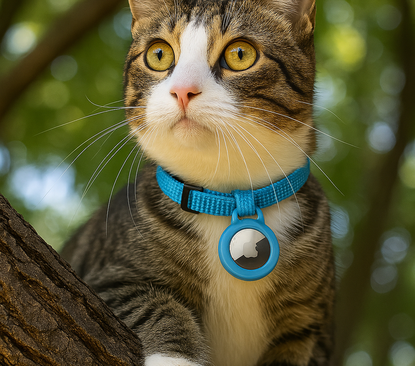 Adjustable Cat Collar for Apple Airtag