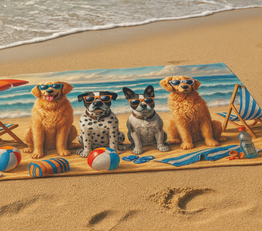 Summer Fun at Beach - Beach Towels