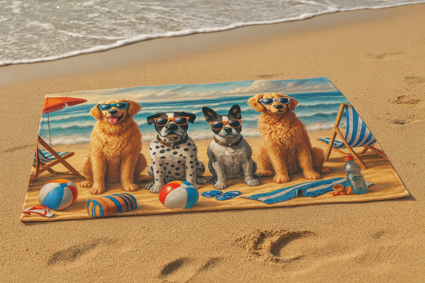 Summer Fun at Beach - Beach Towels