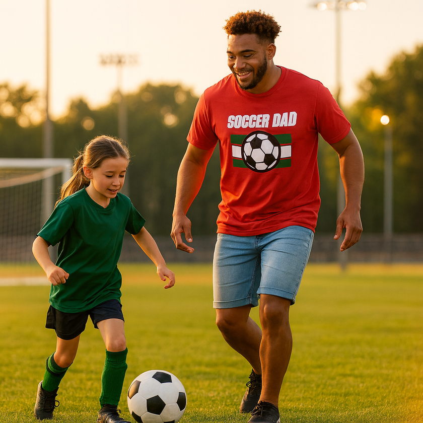 Proud Soccer Dad Graphic Tee