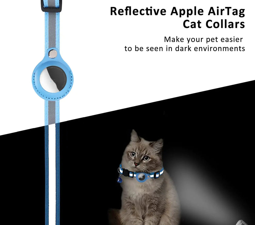 Adjustable Cat Collar for Apple Airtag