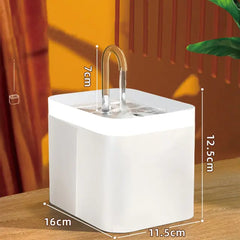 Cat Water Fountain Dispenser  white