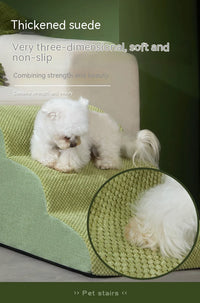 Three level step stairs for pet