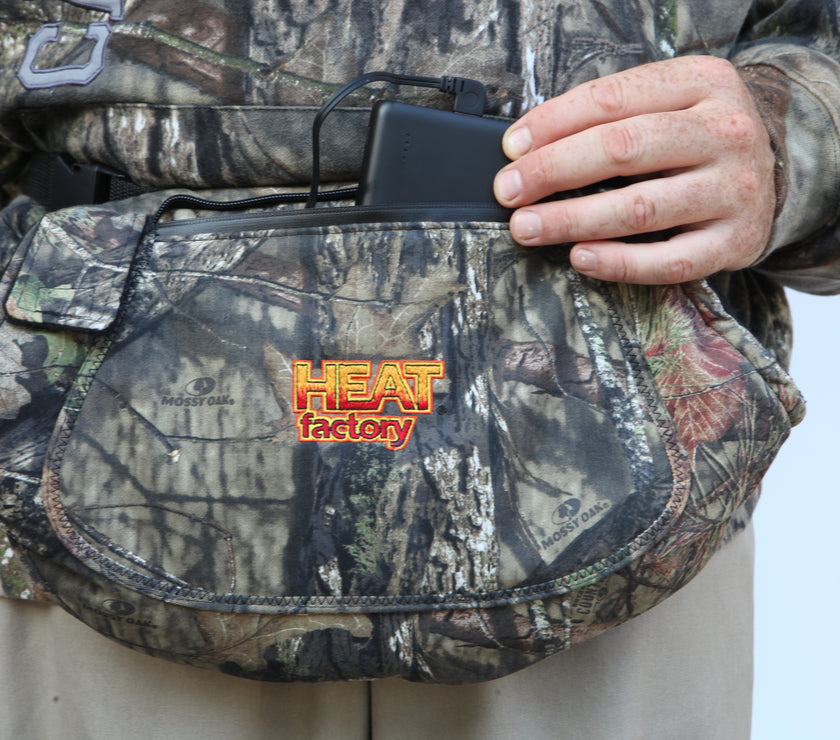 Camouflage Battery powered hand muff