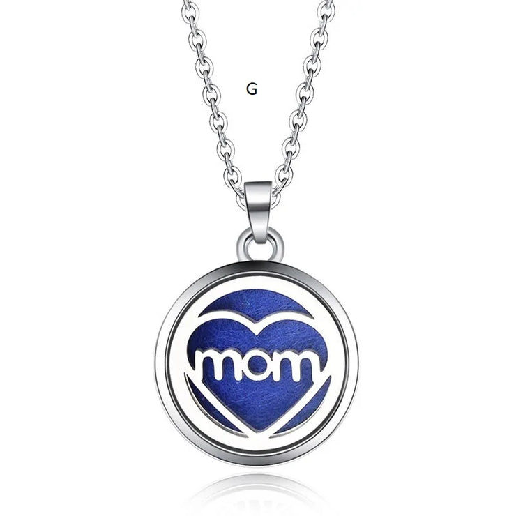 Aromatherapy Pendant Necklace Essential Oil Diffuser  mom esign