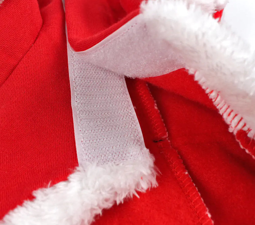 Pet Santa Costume opening