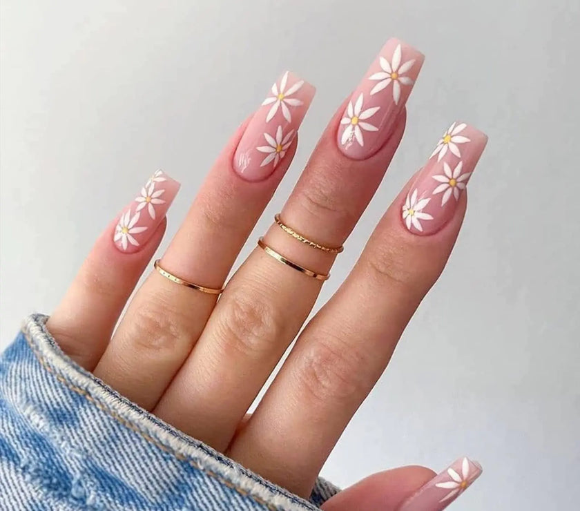 6 press on nail designs