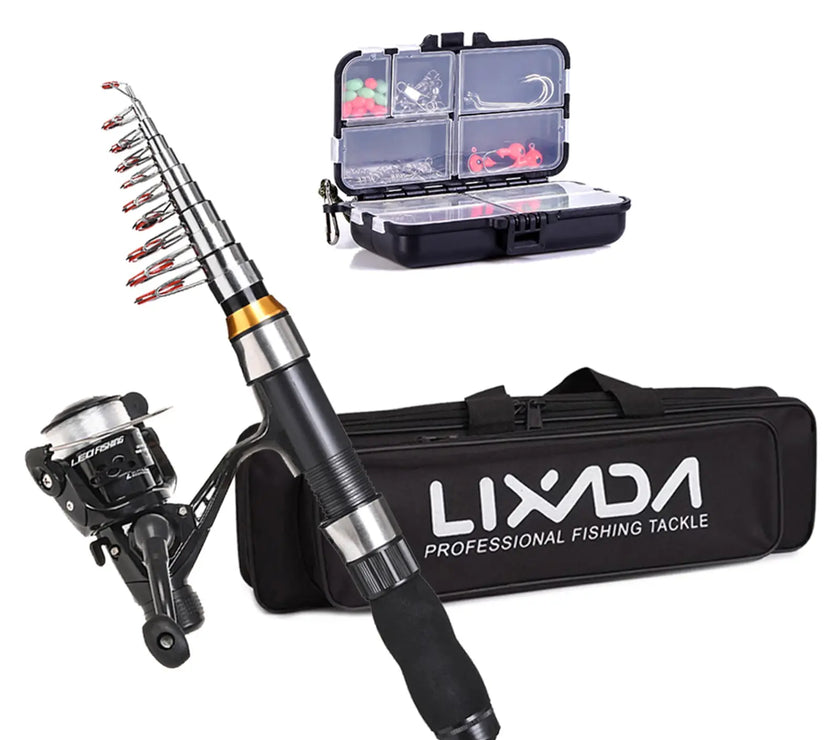 Telescopic Fishing Rod Combo