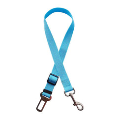 Adjustable Dog Safety Seat Belt in Sky Blue