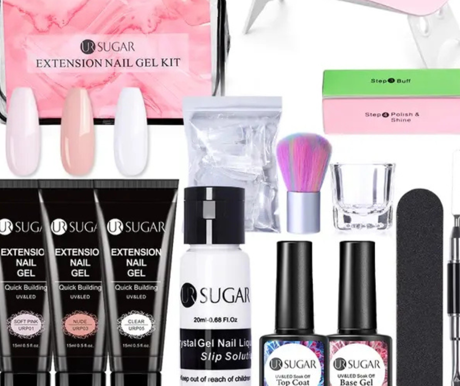 Full Manicure Kit for Crystal Acrylic Quick Extension Nails