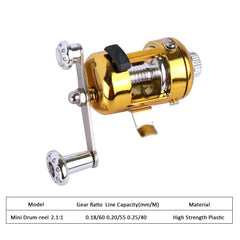 Portable fishing reel