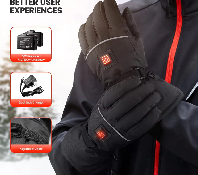 Heated Gloves Battery Powered