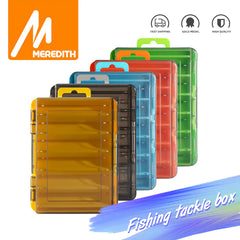 MEREDITH  12 Compartments Fishing  Lure Storage Tackle Box 5 colors available