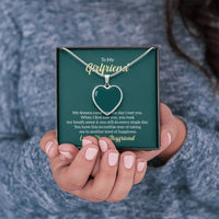 Custom Photo Heart Necklace For My Girlfriend
