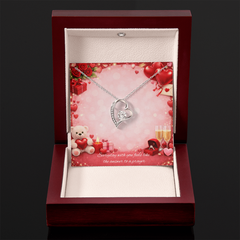 Forever Love Heart Pendant Necklace – Symbol of Eternal Love