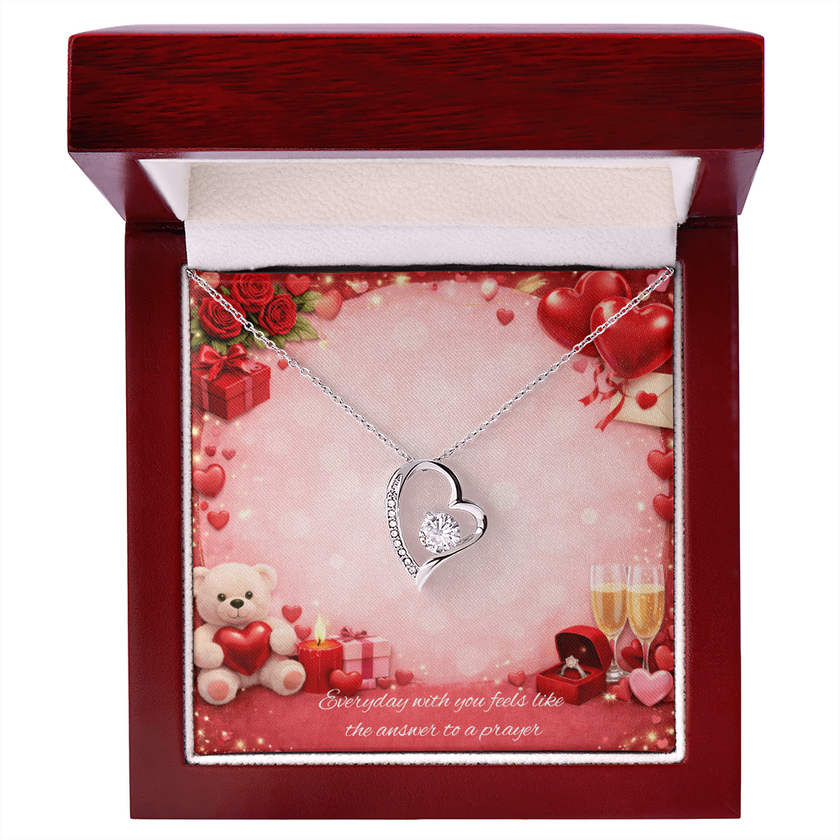 Forever Love Heart Pendant Necklace – Symbol of Eternal Love
