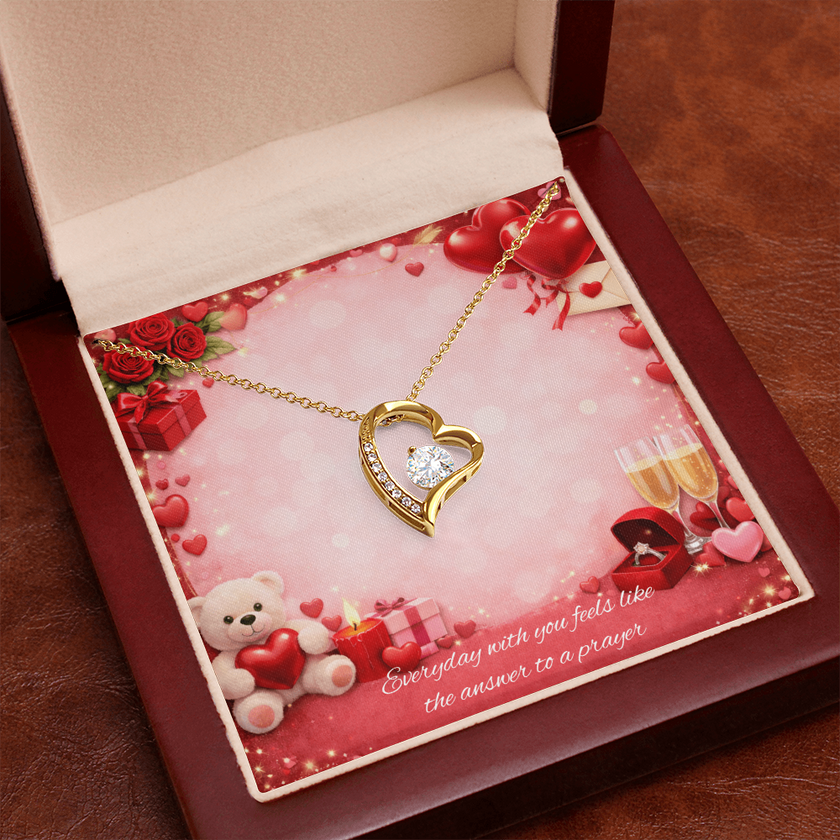 Forever Love Heart Pendant Necklace – Symbol of Eternal Love