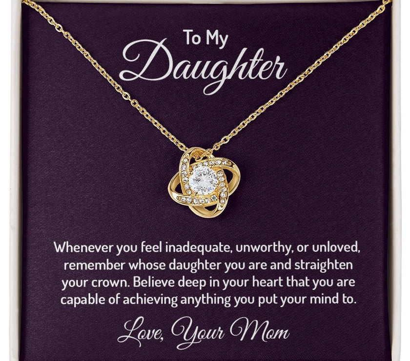 Love Knott Necklace For My Daughter