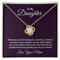 Love Knott Necklace For My Daughter