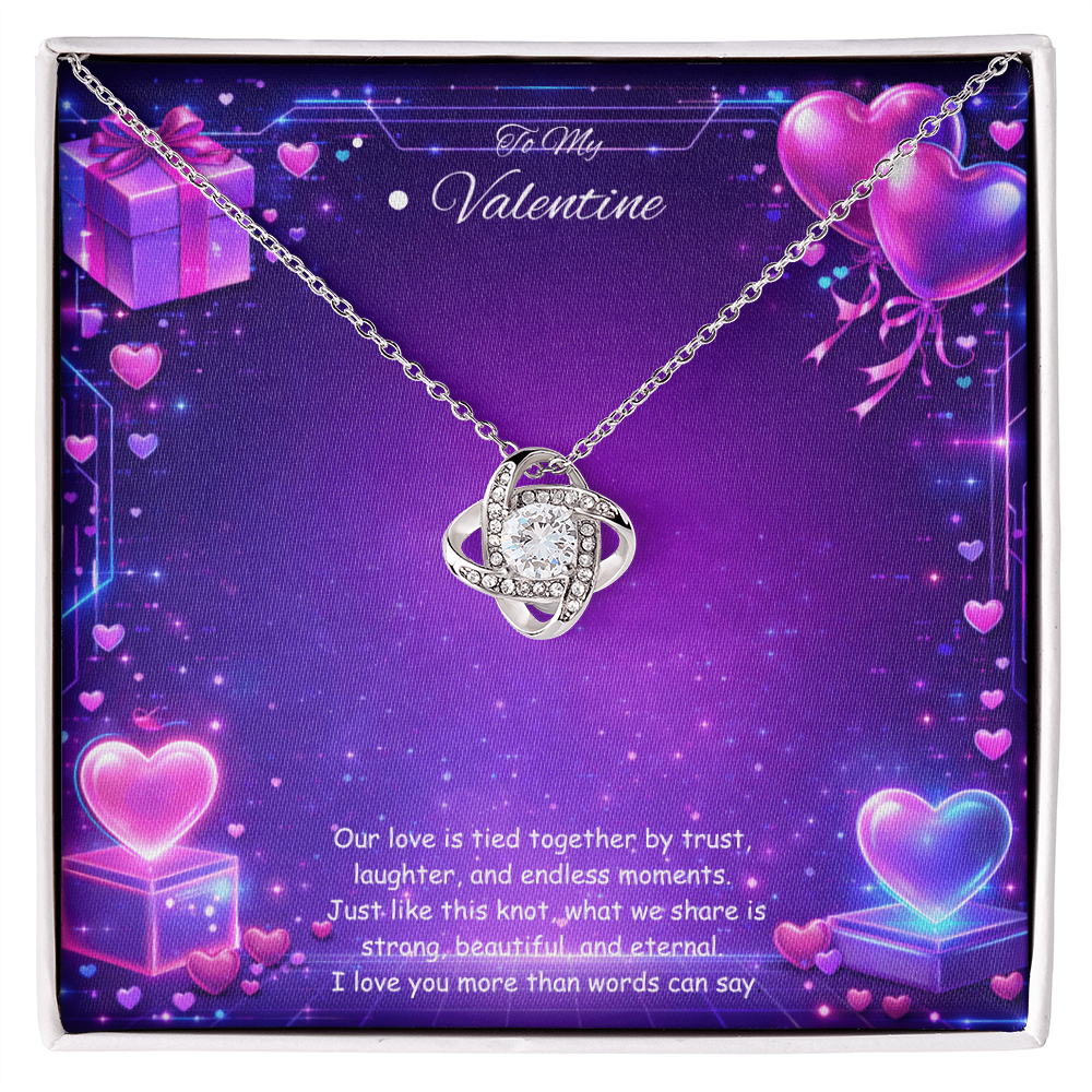 Forever Love Knot Necklace – Timeless Symbol of Commitment