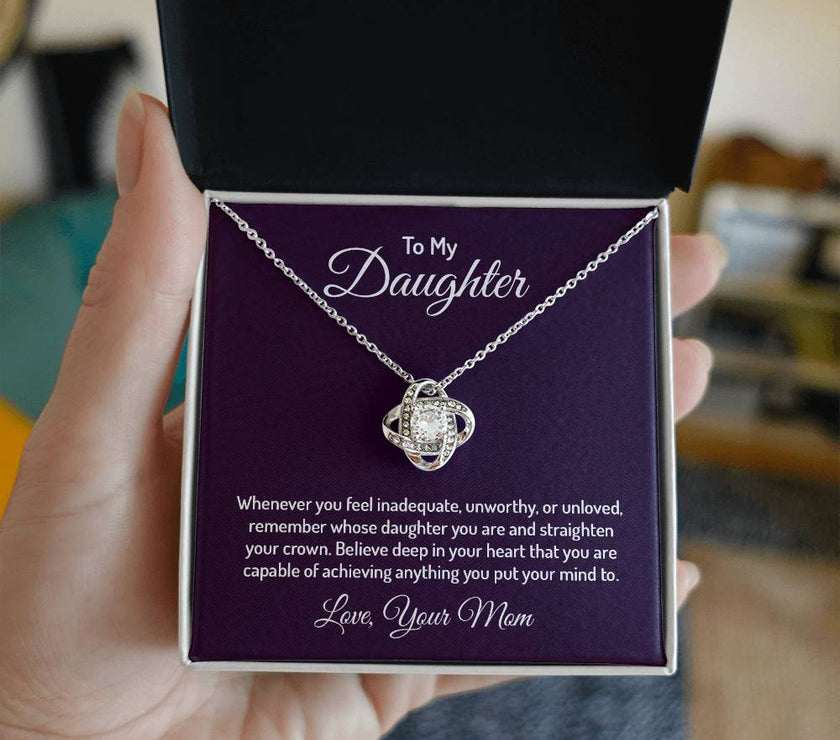 Love Knott Necklace For My Daughter