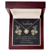 Forever  & Always Soulmate Love Knot Necklace