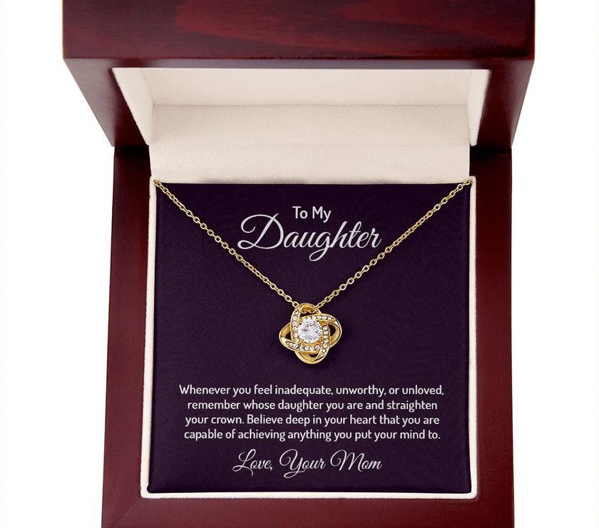 Love Knott Necklace For My Daughter