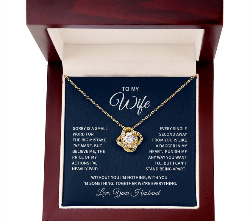 Love Knot Necklace For My Wife