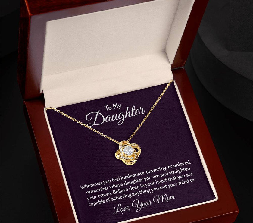 Love Knott Necklace For My Daughter
